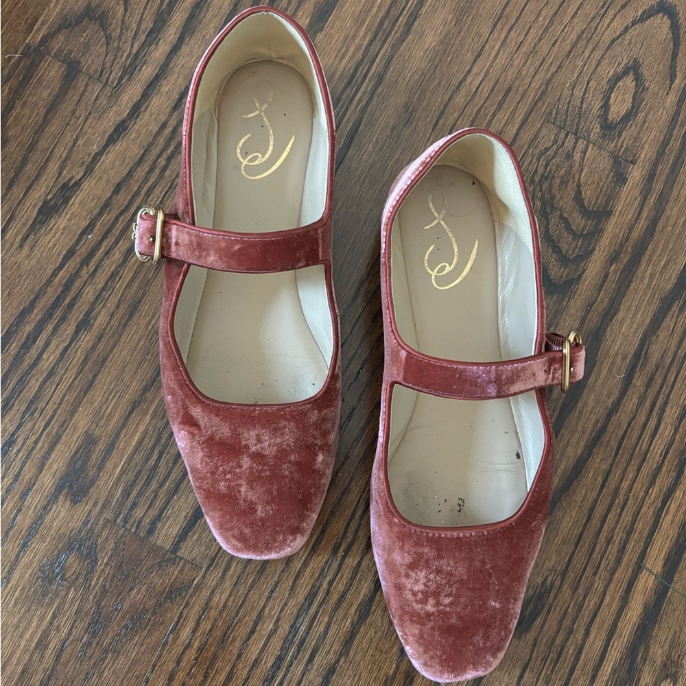 Sam Edelman Michaela Mary Jane Flat in Raspberry size 9